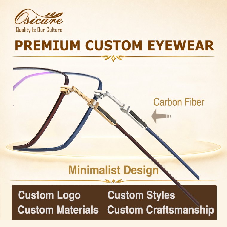 Minimalist design with carbon-fibre temples