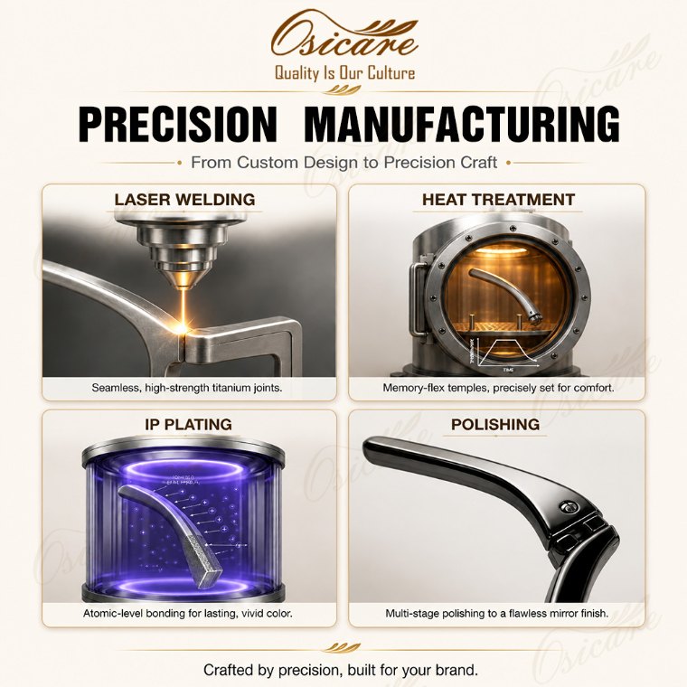 Precision manufacturing: laser welding, heat treatment, IP plating and polishing
