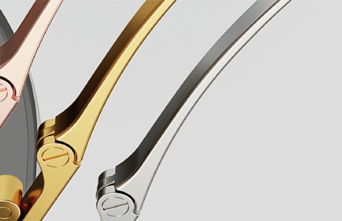 Premium titanium and IP-plated temples