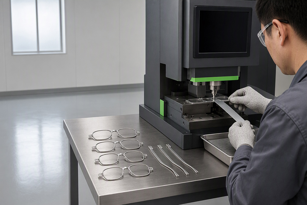 How Metal Eyewear Frames Are Made: Cutting, Welding, Polishing