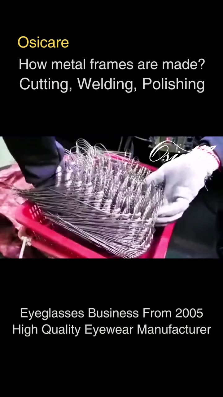 How Metal Eyeglass Frames Are Made: Cutting, Welding, Polishing